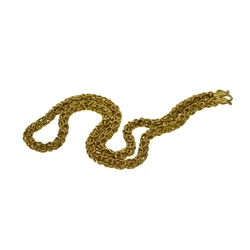 viking Punk biker Fine solid brass 6mm thick byzantine snake chain necklace choker W connector clasp gift necklace