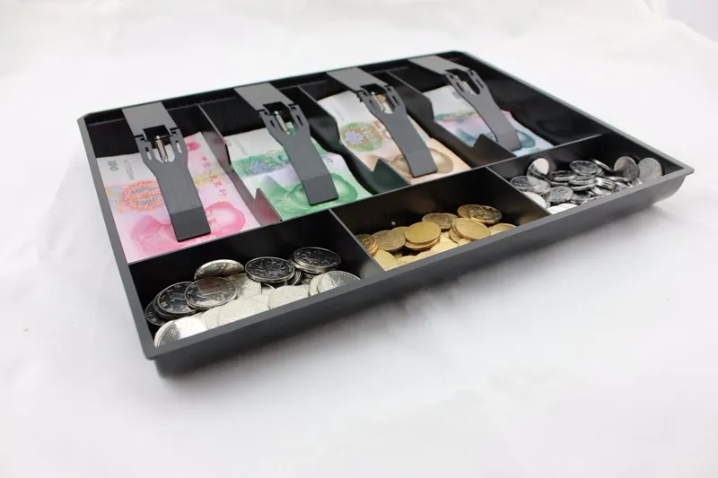 plastic Money Counter case Hard case Cash register box New Classify store Cashier coin Drawer box cash drawer tray