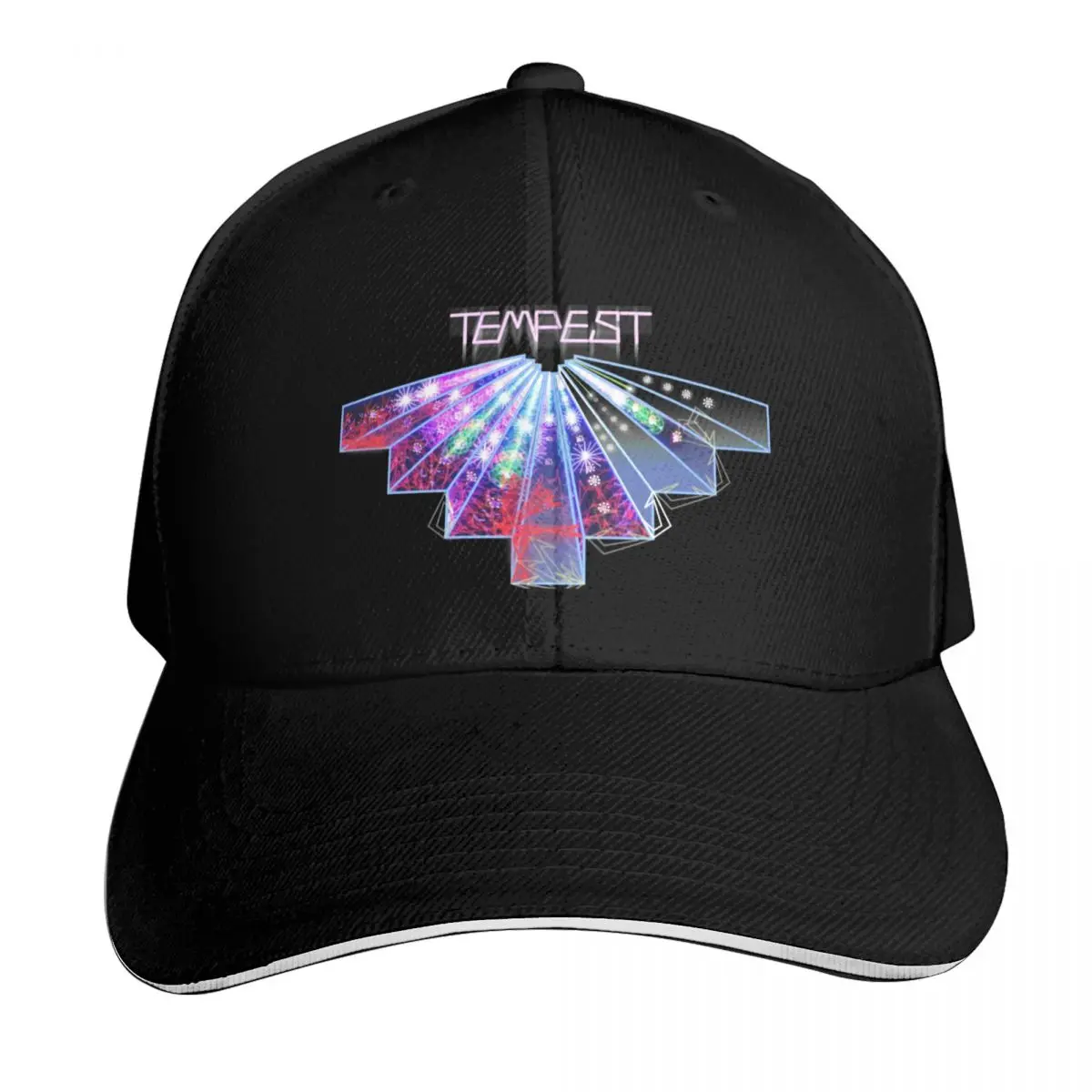 Tempest Baseball Cap Quick Dry Performance Cotton Twill Breathable Contrast Two Tone Brim