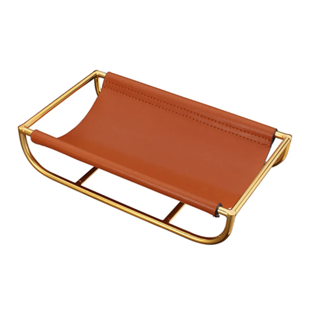 

1Pcs Smooth and Sturdy Metal Storage Tray for Keys Phones Jewelry Cosmetics Desktop Organizer Nordic Style Decorative