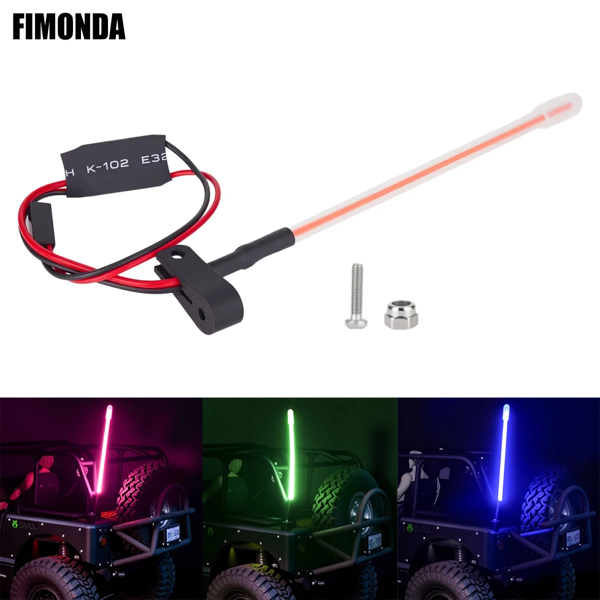 Flexible LED-Lichtleiste Wasserdichtes DIY-Beleuchtungsset für RC-Auto 1/6 1/8 1/10 Maßstab Crawler Axial SCX6 Wraith TRX4 4WD RTR