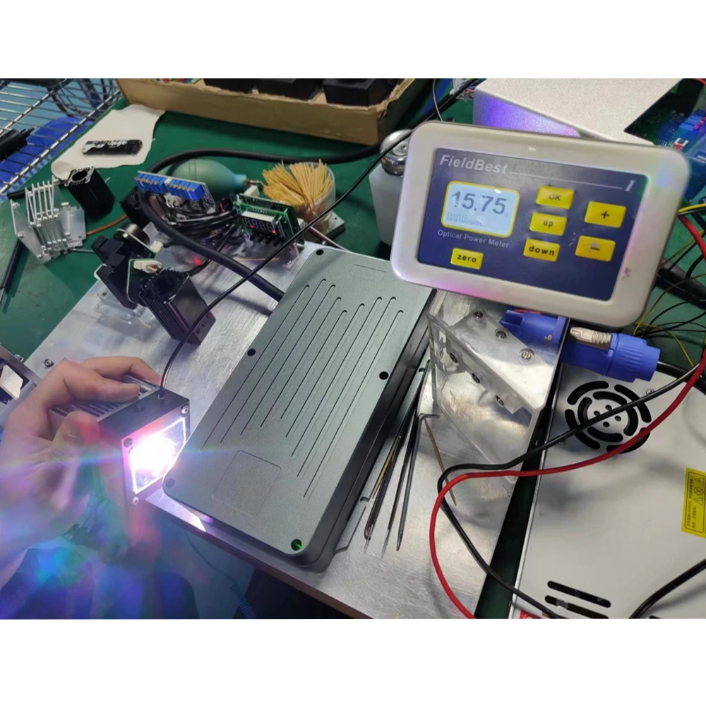 RGB 15W Color Laser Module 638nm 520nm 445nm Red/Green/Blue Stage Lamp Lights TTL / Analoge Modulation