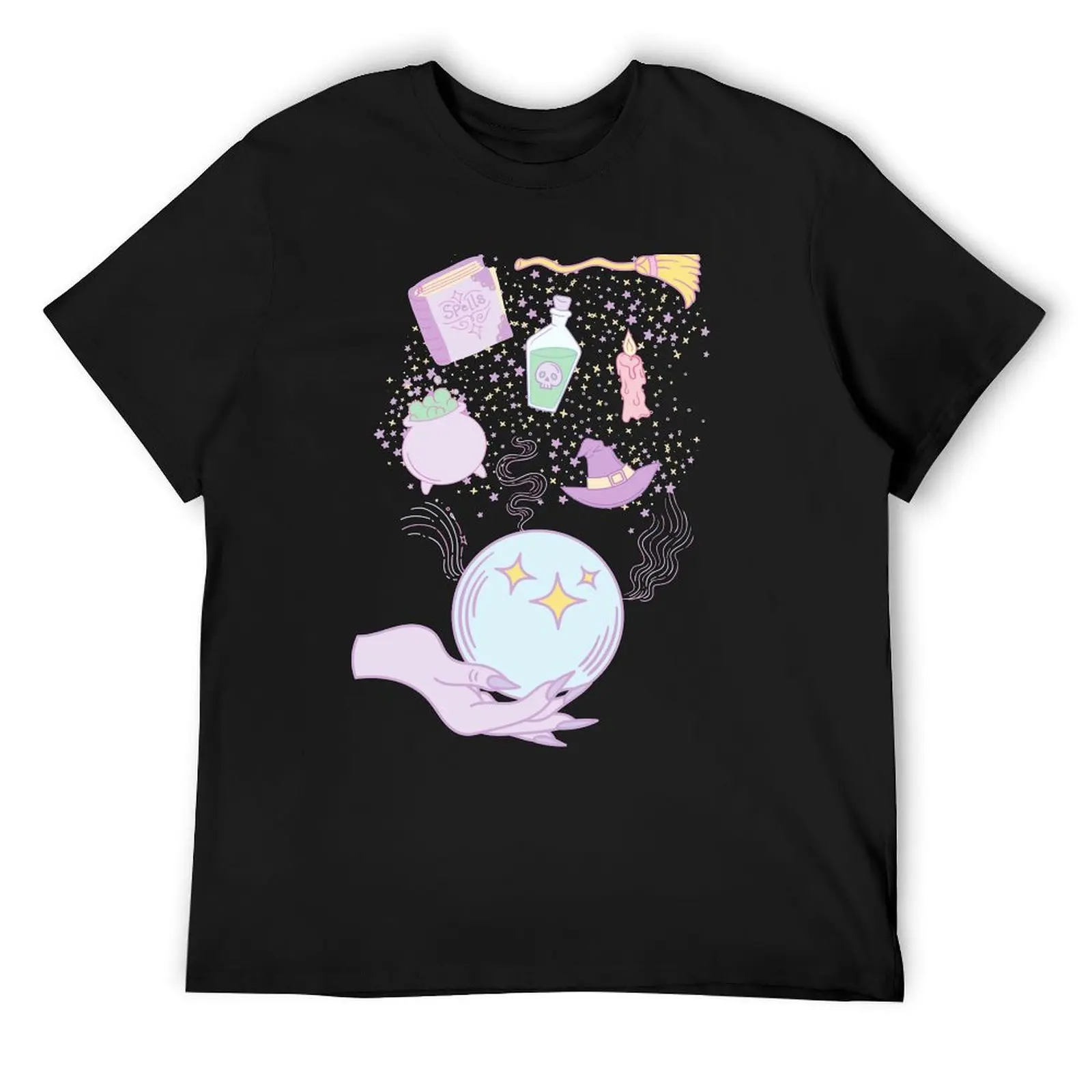 

Witchcraft T-Shirt blanks shirts graphic Blouse blue lock clothing for men