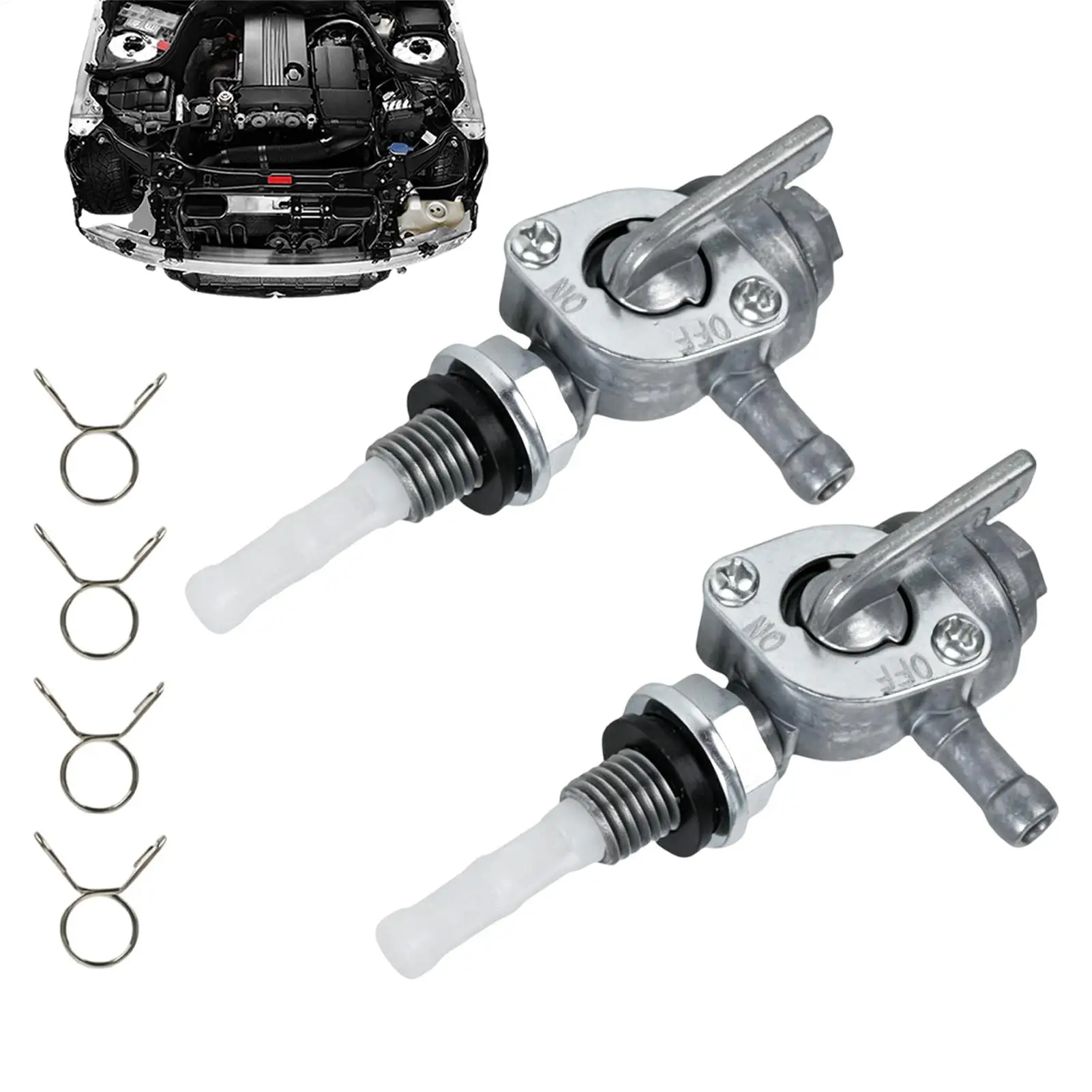 Oil Shut Off Valve Leak Proof Precise Easy Installation Replacement Oil Tank Valve On Off Control for Technicians Professionals