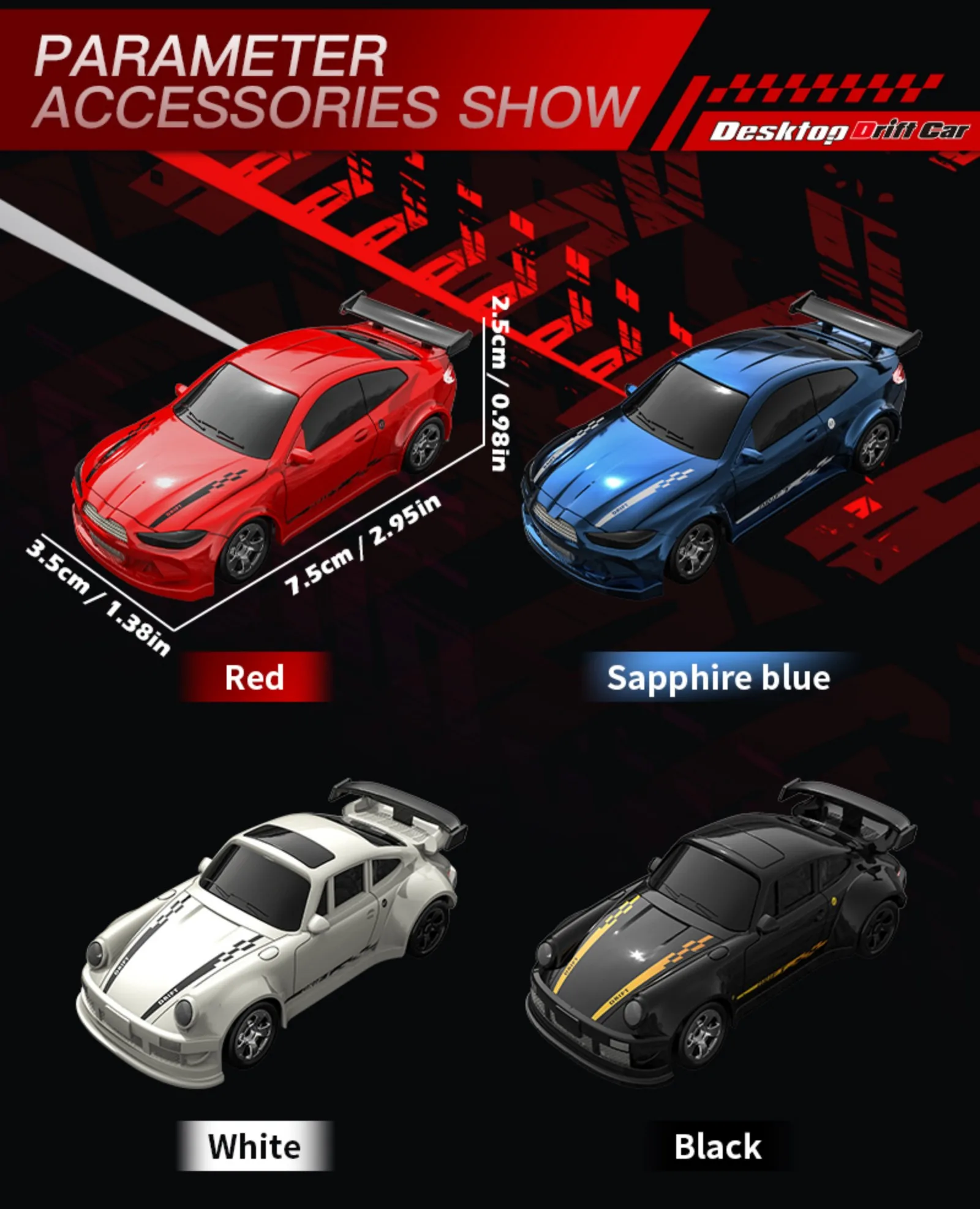 KF20 1:64 Mini RC Drift Car – detail image 11
