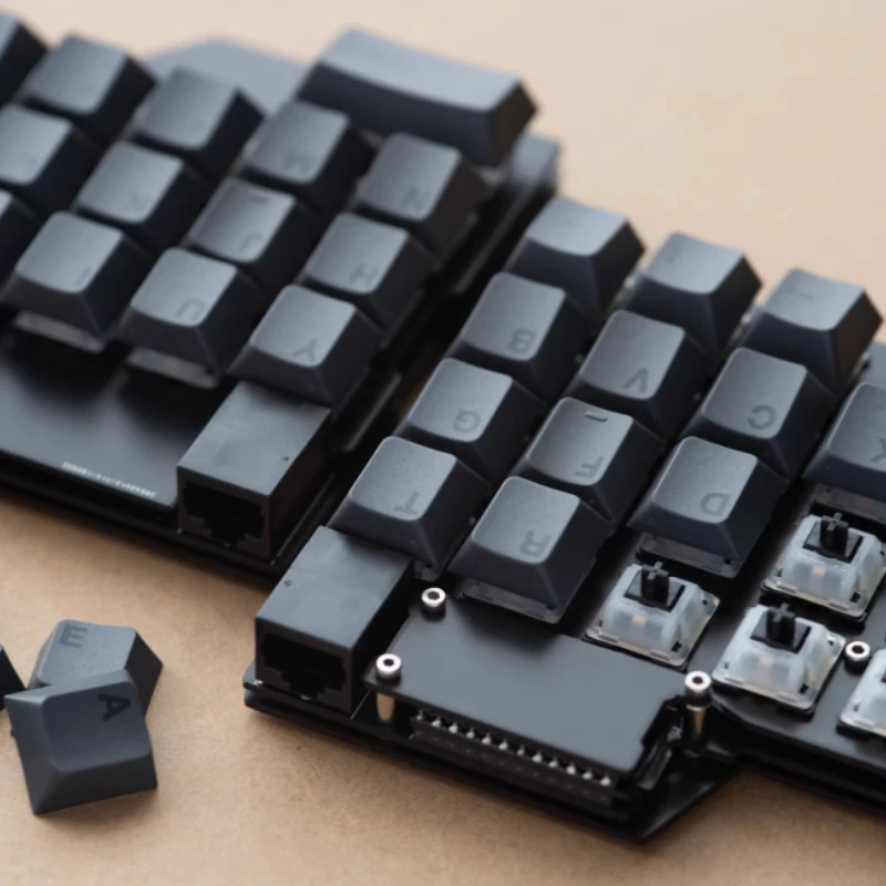 REVIUNG34 Wired Split Keyboard MX Hot Swap VIAL Customized Wired Split Ergonomic Keyboard Gaming and Office Mechanical Keyboards