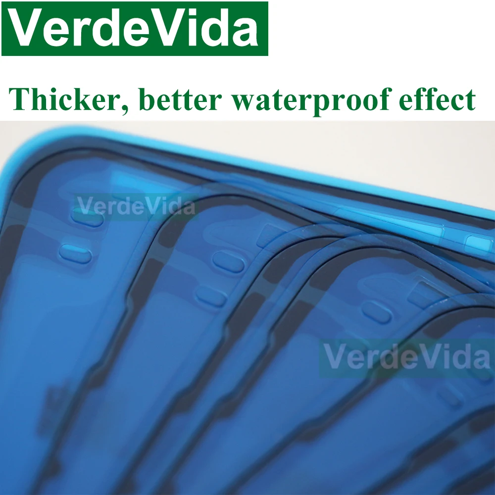 VerdeVida 3pcs OEM Screen Display Adhesive for iPhone 13 Pro Max 11 12 13 14 15 Plus XS X LCD Waterproof Glue Sticker Frame Seal