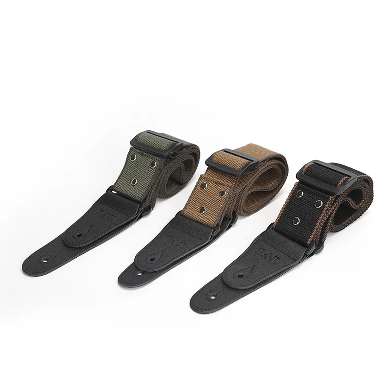 Cotton Rivet Guitar Strap Thickened Electric Wooden Guitar Universal Instrument Accessories