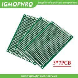5pcs 5x7cm 5*7 5*7CM Double Side Prototype PCB diy Universal Printed Circuit Board 5cm*7cm