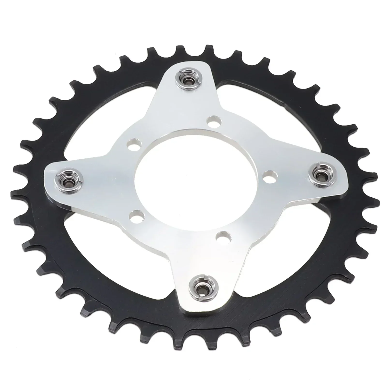 E-bike 32/34/36/38T Chainring+Adapter For Bafang BBS01/02 Motor Aluminum-Alloy Sprocket Part Electric Bicycle Accessories