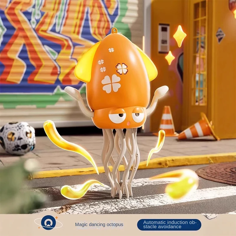 Танцующий осьминог, детские электронные игрушки для домашних животных, мультяшные интерактивные развивающие движущиеся образовательные игрушки для детей, подарок на день рождения