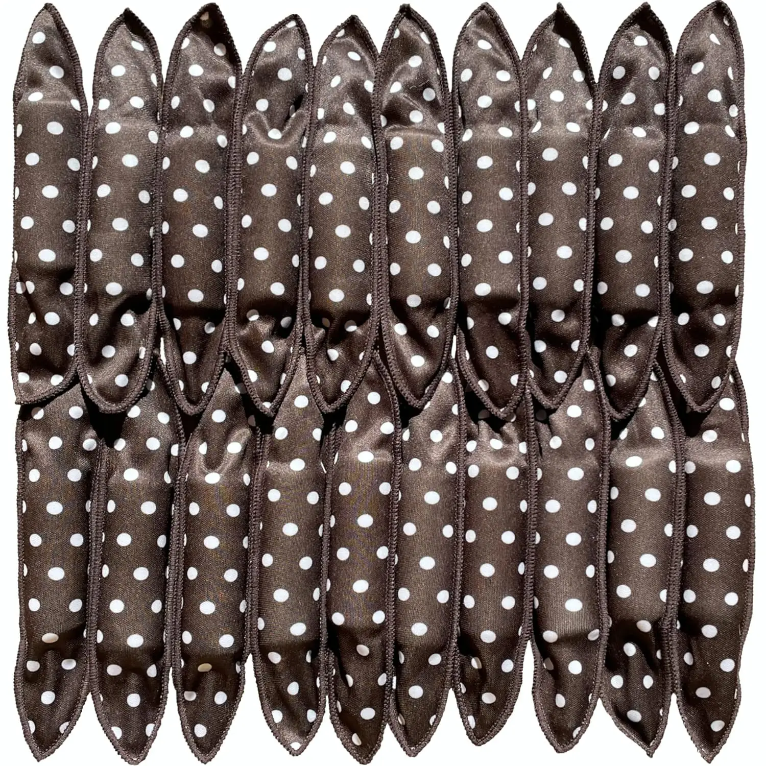 

Soft Overnight Foam Curlers for Long Hair, No-Heat Curls, 20 pcs Black