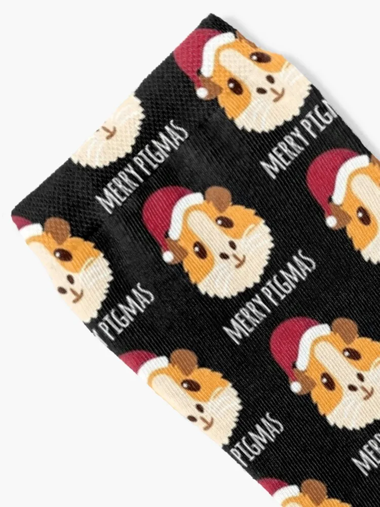 Unisex Merry Christmas Guinea Pig Socks, Hip Hop, crianças, menino, criança, presente, Natal, presentes