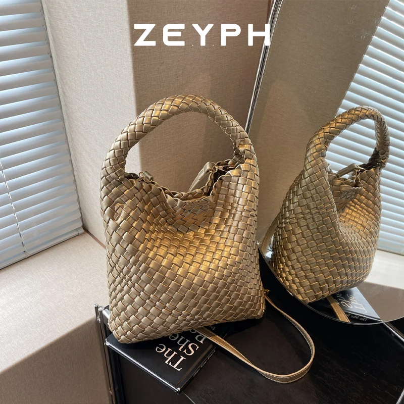 

Zeyph2025 New Beach Woven Bag Summer Shoulder Bags Lady Travel Handbags Female Woven Raffia ​Picnic Beach Ba