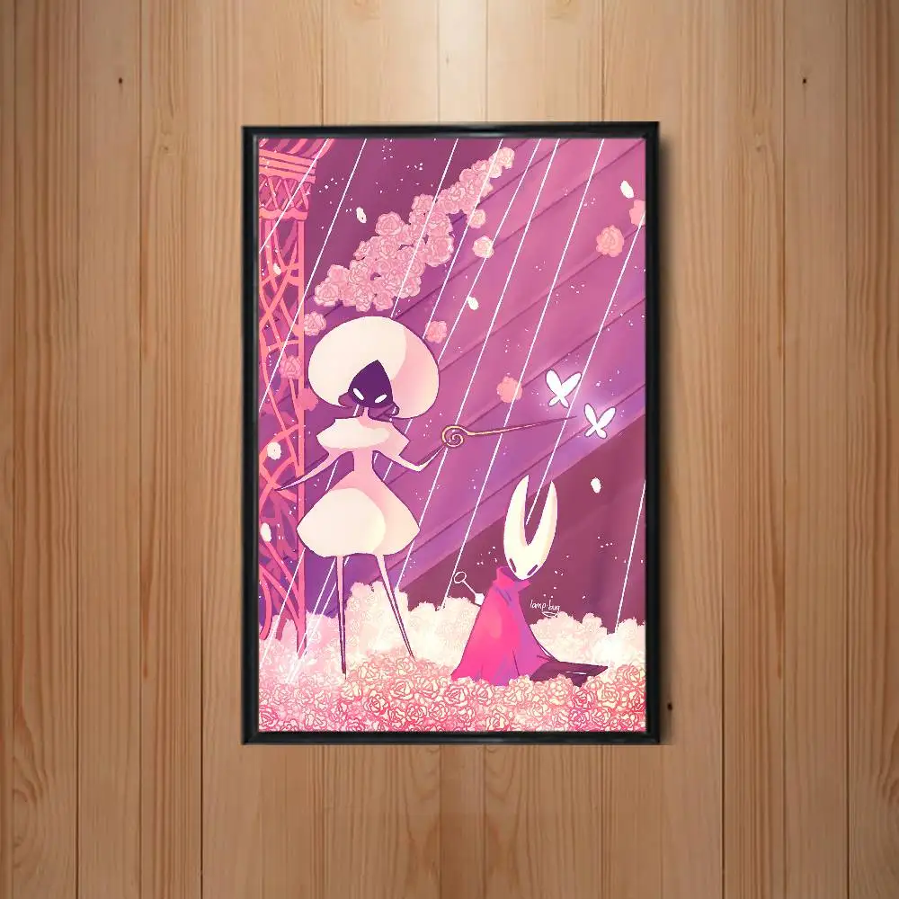 lace game Hollow Knight Hornet High Quality Dorm Living Room Aesthetic Wall Decoration Painting Poster Stickers Gift