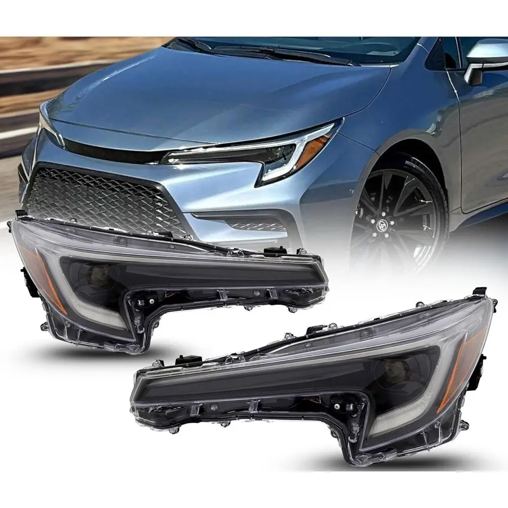 

LED light Assembly Replacement or 2023 2024 Sedan/Hybrid, 2023-2025 HB SE/XSE Japan Built with Bulb Right & Let Side TO2503326,