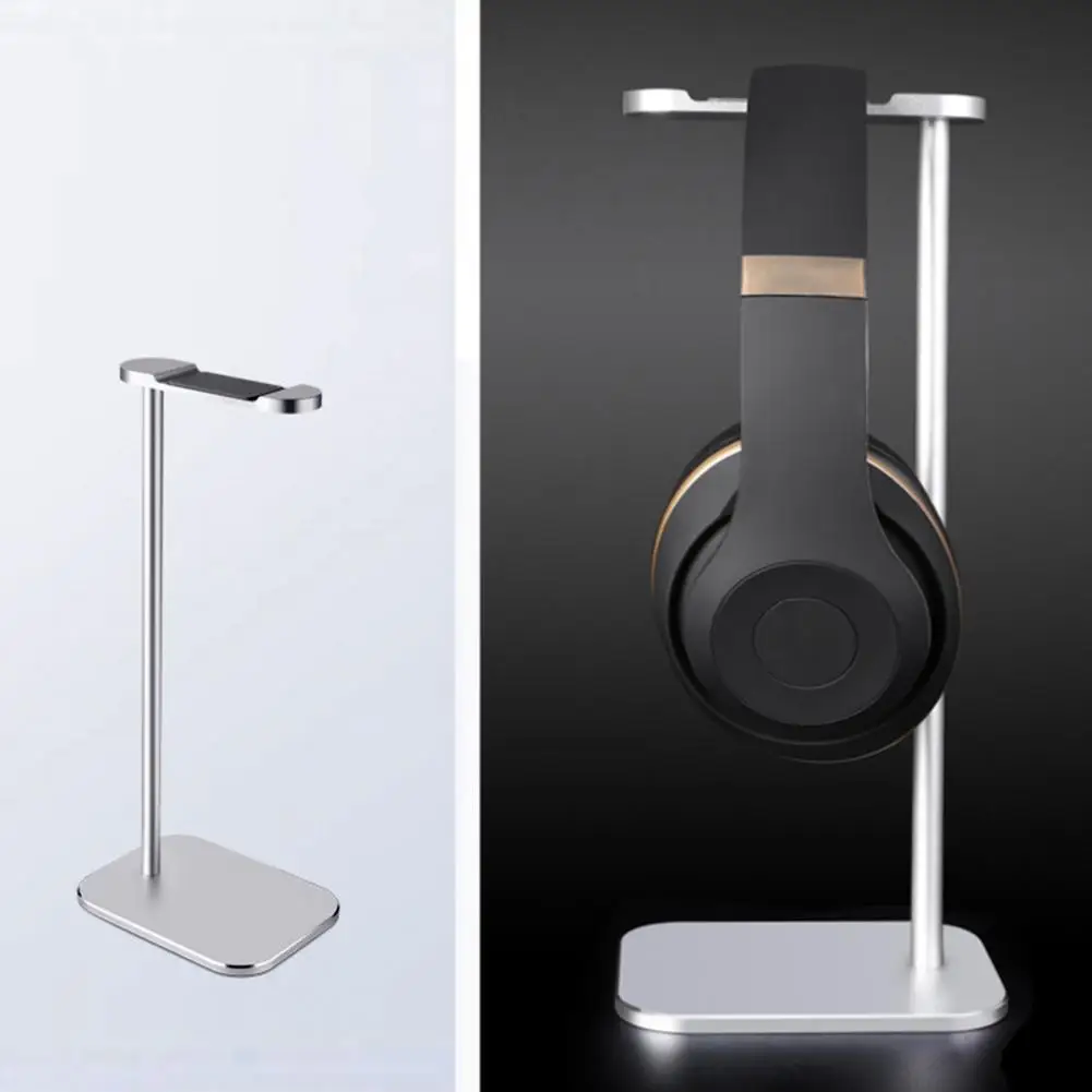 Creative U-shaped Design Portable Aluminum Alloy Non-slip Headphone Stand Easy to Use Storage Headphone Stand for Indoor