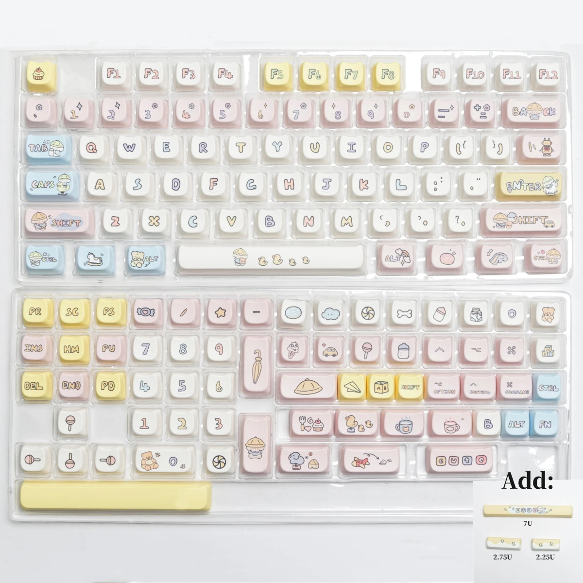 Mao Profiel Pbt Dye Sub Keycaps Anime Voor Mechanisch Toetsenbord 61/67/82/87/98/104/108 Toetsen Keyboard Keycap Custom Zeezout Sushi
