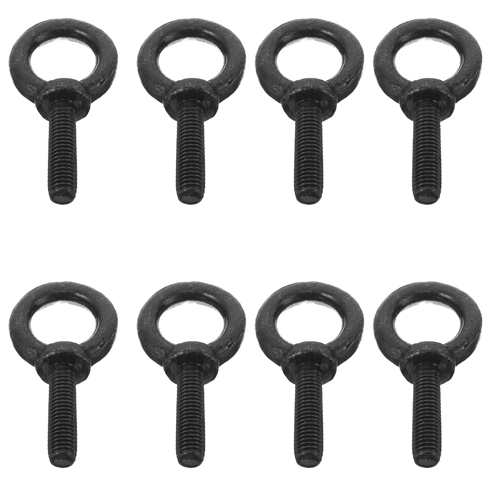 8Pcs Sturdy Metal Eye Bolts for Speakers Secure Speaker Hanging Mounts Screw in Design Professional Audio Equipment Wall Ceiling
