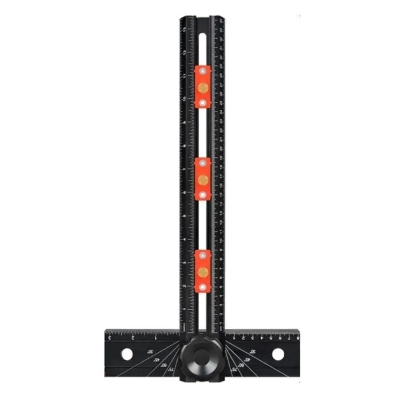 652F Professional Aluminum T Ruler For Fast Marking And Holes Drilling Tasks