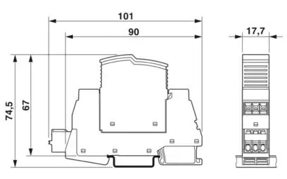 2907928 PLT-SEC-T3-230-FM-PT - Type 3 surge protection device