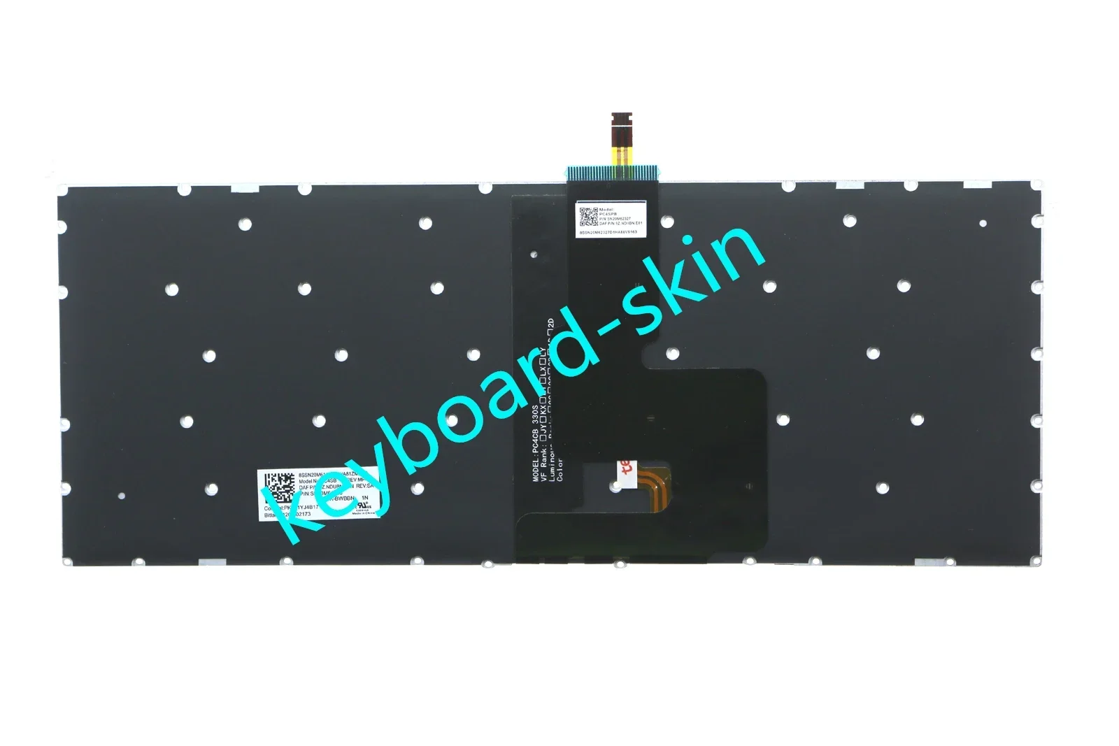 New US Keyboard Backlit No-frame for Lenovo Flex 5-1470 Flex 5-1570 series laptop - view 3