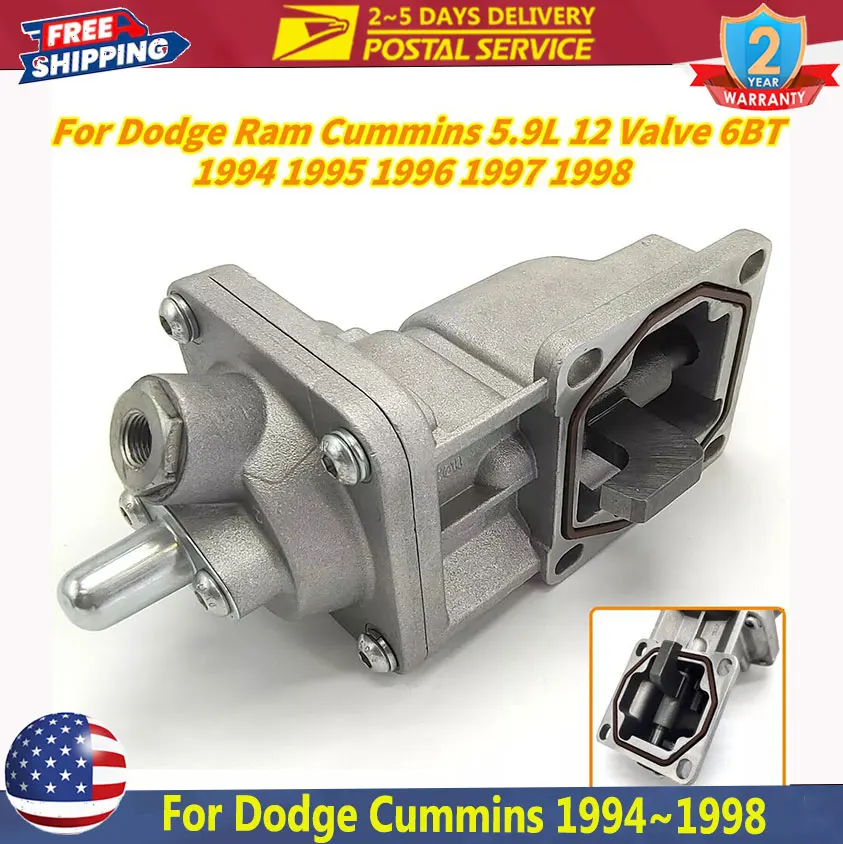 Car Turbocharger For Dodge Cummins 1994~1998 12V Valve Diesel Turbo 5.9 6BT AFC Housing Air Aneroid P7100 1995 1996 1997