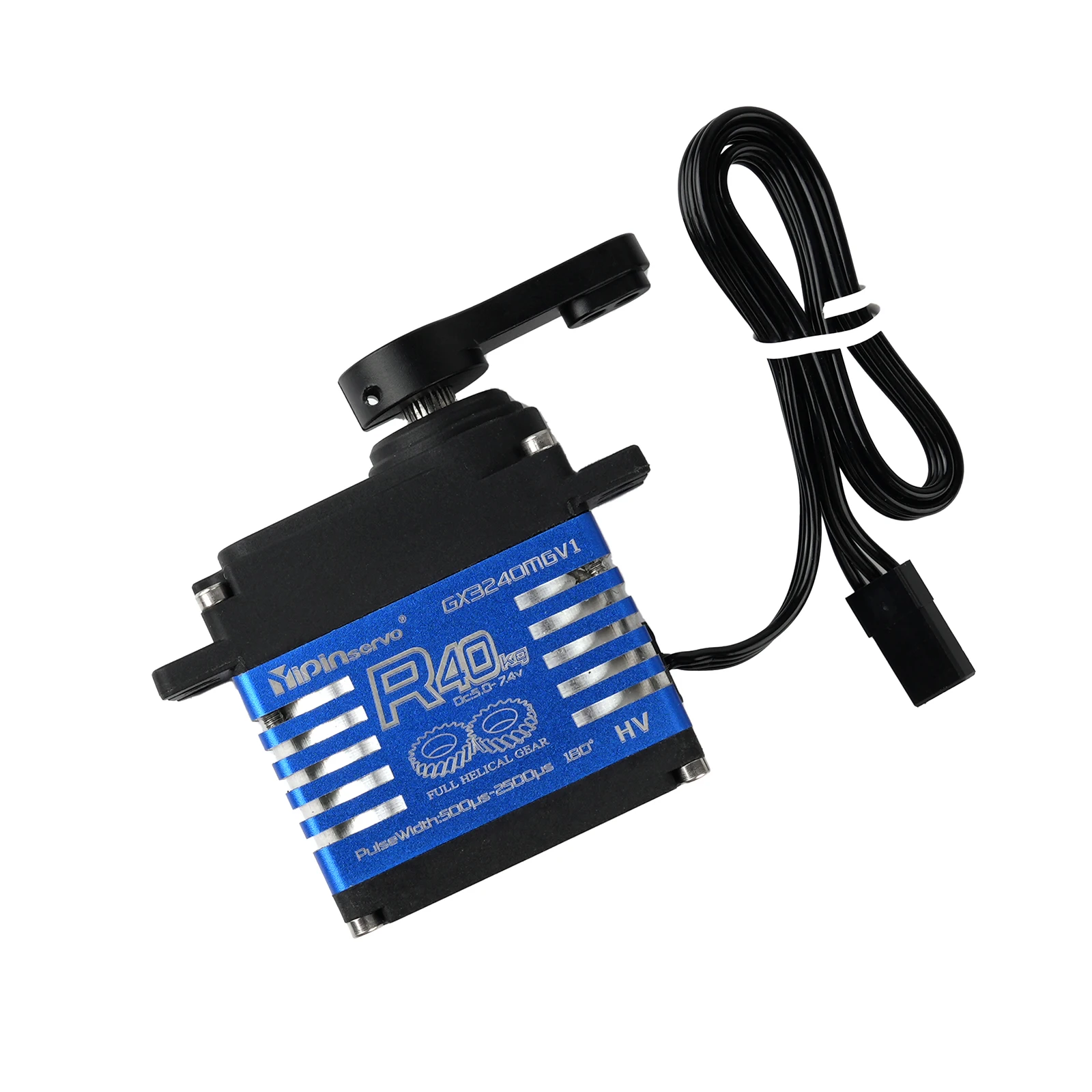 YP3240SMG RC Servo 40kg High Torque Digital Waterproof IP68 Semi Metal Gear for One Eighth One Tenth Scale Crawler Truck DIY