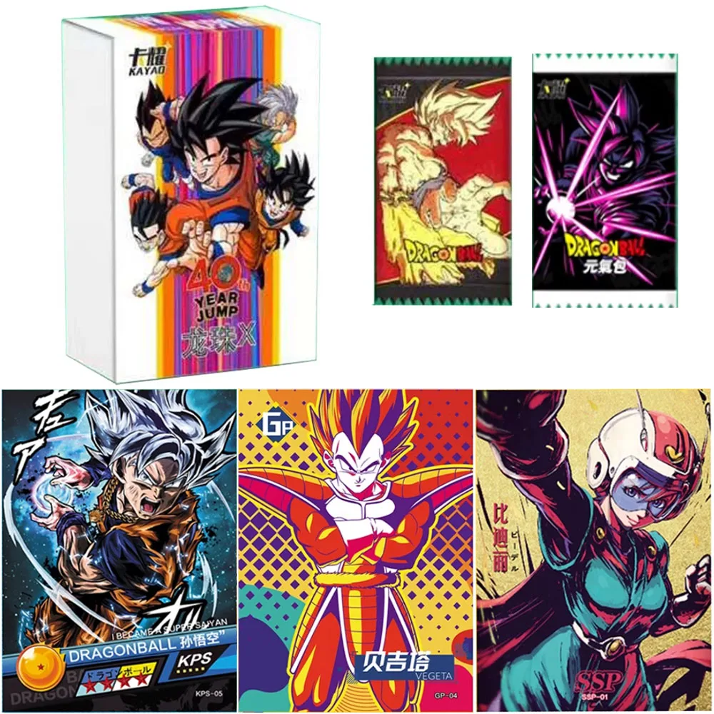 

Dragon Ball Card 40th Anniversary Edition Trading Collectible Cards Memory of Akira Shimayama Dragon Ball Anime Cards Toys Gifts