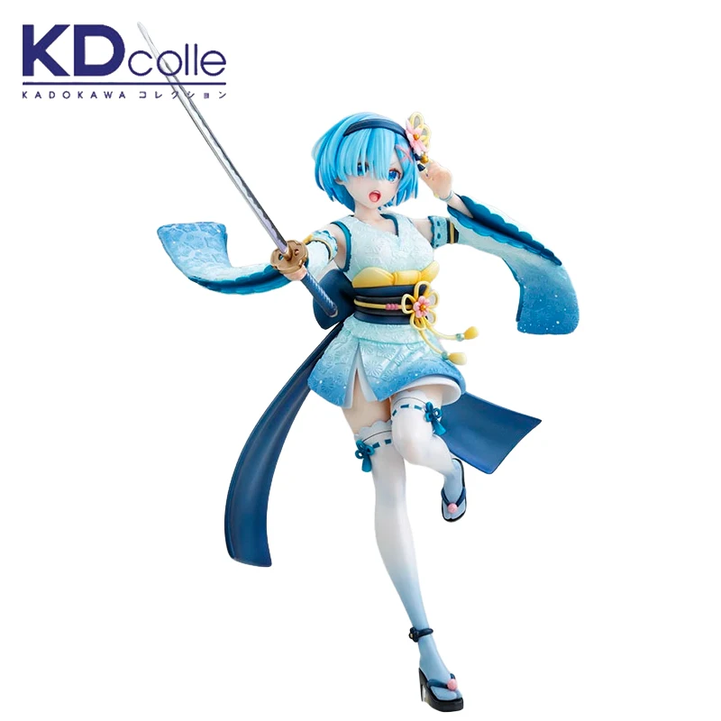 Figur Anime Asli KDcolle Remu Re: Life a Different World from Zero, Model Patung, Boneka, Ornamen, Koleksi, Mainan, Hadiah