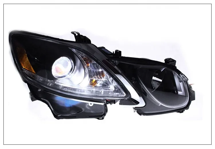 2004-2012 GS GS GS300 GS350 Update2018 การแปลงไฟหน้าไฟหน้า LED ไฟหน้า Bi-Xenon เลนส์สําหรับ Lexus
