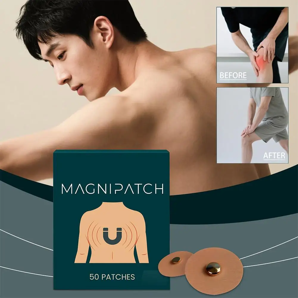 50patches Mugwort Menthol Joint Soothing Magnetic Health Patches Joint Care Patches Relieve tightness and Discomfort Patches view 5