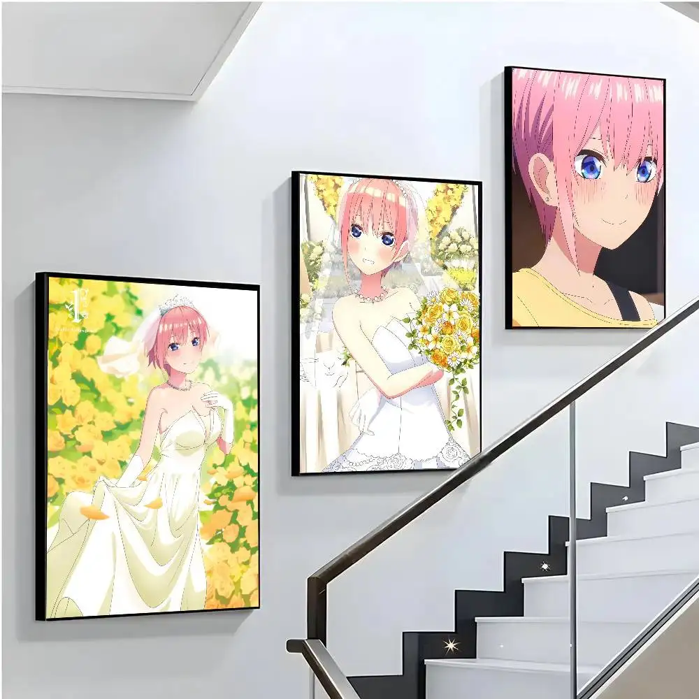 Nakano Ichika Animation Five Sisters Art Sticky Wall Waterproof Home Living Room Bedroom Bar Aesthetic Decoration