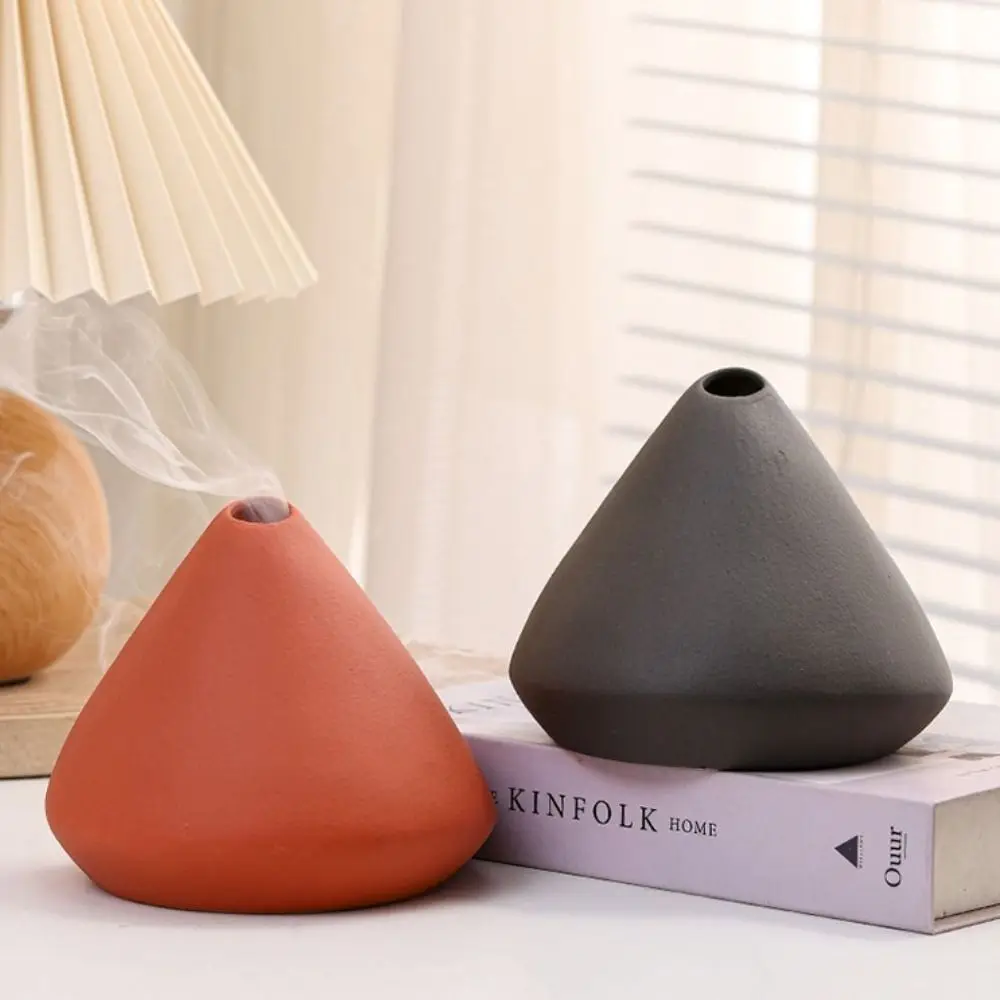 

Scent Stand Ceramic Sage Holder Bowl Conical Craft Incense Burner Stick Dish Home Decor Ash Catcher Sage Smudge