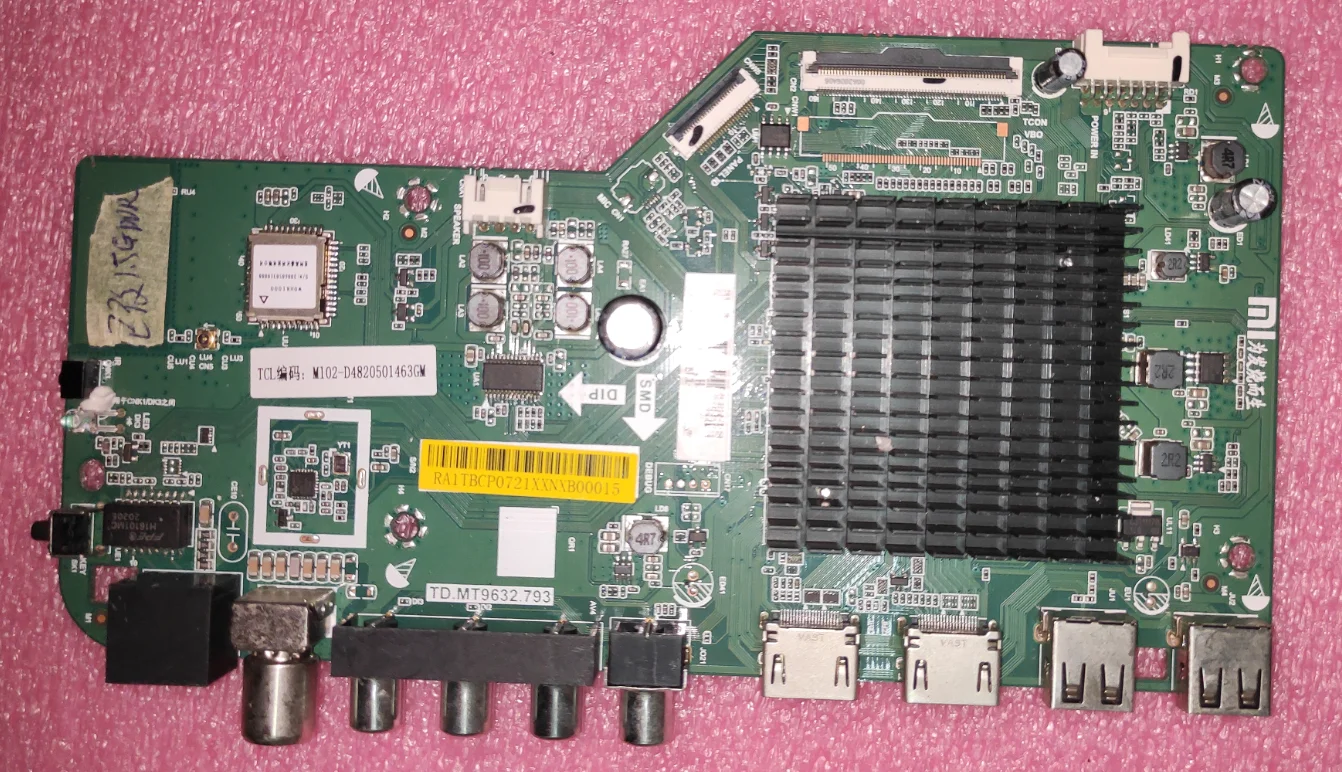 TD.MT9632.793 4K TV motherboard tested well Physical photos, tested well