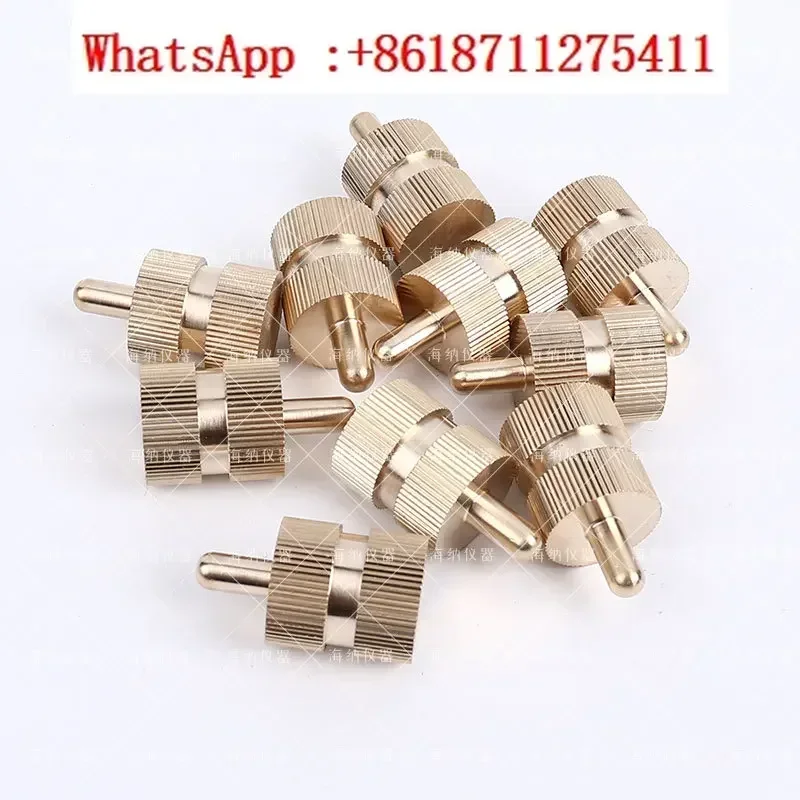 20 PCS Mortar nail brass shrinkage head cement mortar shrinkage test mold concrete pre embedded copper nail measuring head