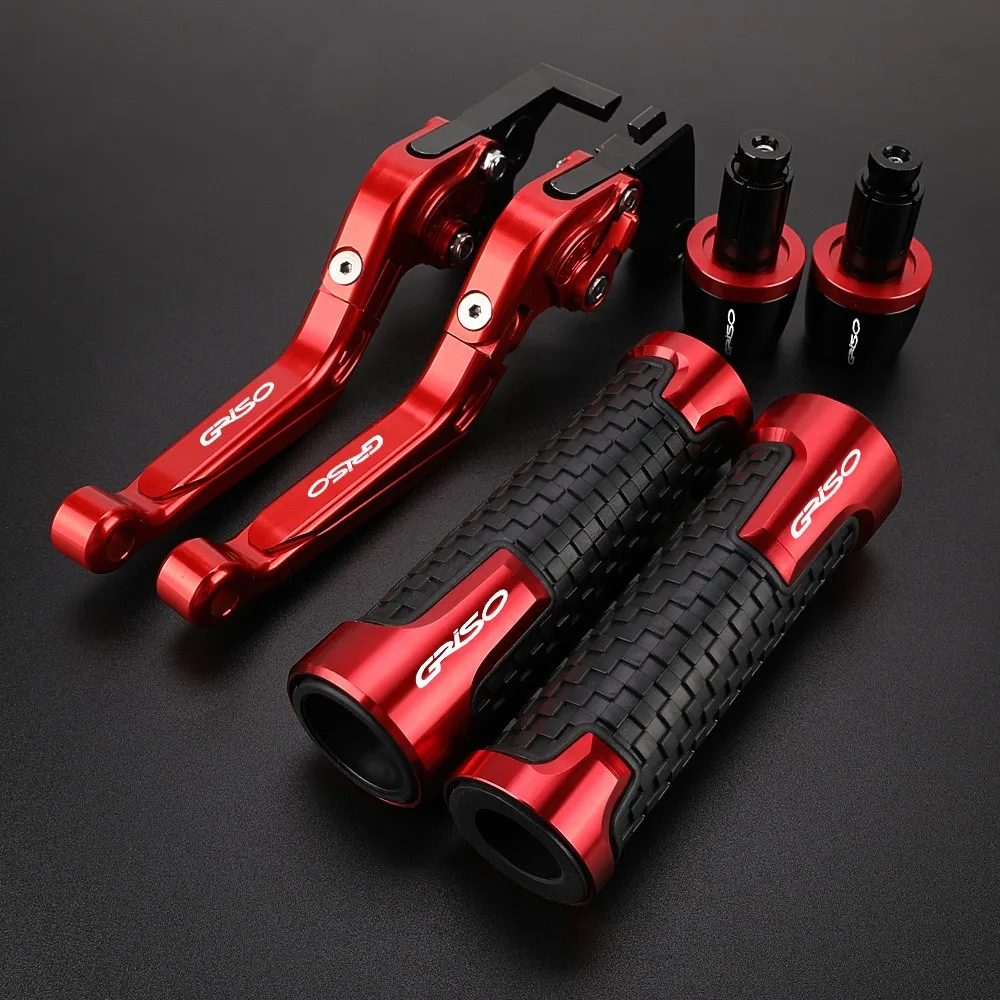 

Motorcycle For MOTO GUZZI GRISO 2006-2015 2014 2013 CNC Folding Adjustable 2012 2011 2010 Brake Clutch Levers Handlebar grips