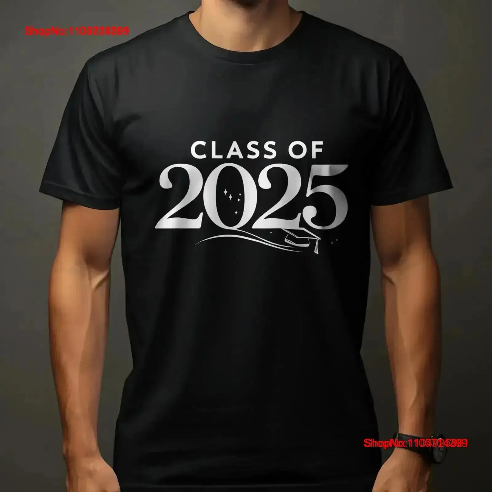 Class Of 2025 Graduation T Shirt Senior High School College Grad vintage Washed Stretched designer clothes Slightly streetwear