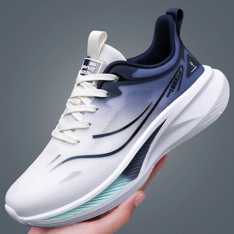 

Men's Summer Breathable Mesh Sports Shoes Anti-Slip Soft Soled Casual Outdoor Running Shoes Comfortable Slip-On Sneakers