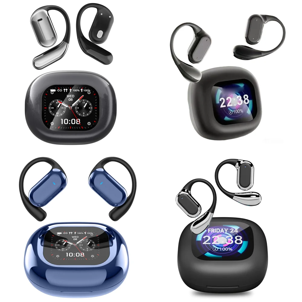 

UYUXIO OWS Wireless Earphone with AI Language Translator for Travel Real Time Translation Earbuds with 144 Online Languages New