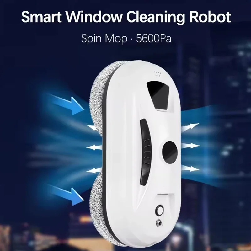 

Smart Window Cleaning Robot Electric Intelligent Glass Limpiacristales Robot Vacuum Cleaner for Window Remote Control for Home