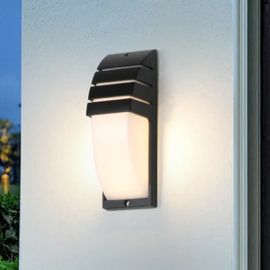 Outdoor Wall Lights Waterproof Human Body Sensing LED Lights Garden Balconies Terraces Corridors Courtyard Exterior Wall Lights