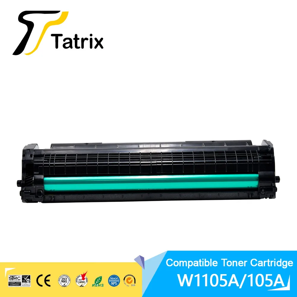 خرطوشة حبر Tatrix W1105A 105a متوافقة مع الليزر الأسود لـ HP Laser 107a/107w // MFP 135a/135w/137fnw 105A