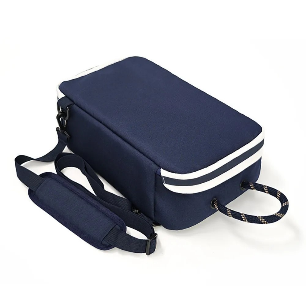 

Handheld Portable Shoe Bag Cuboid Shape Single Shoulder Travel Shoes Organizer Breathable Adjustable Straps Football Shoe Pouch