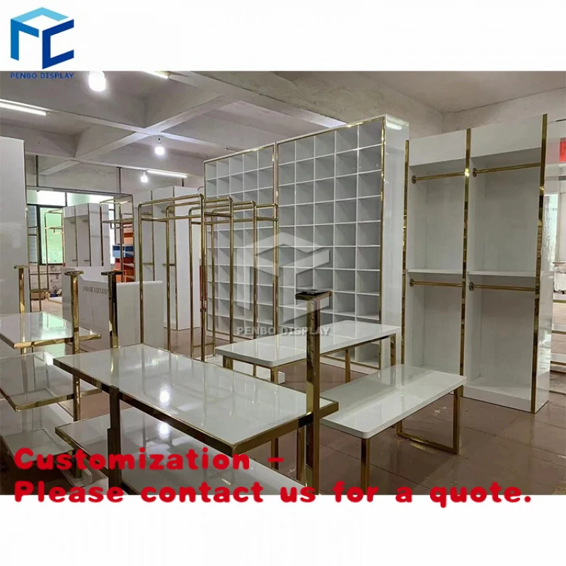 

Customize.Customized Clothing Retail Garment Menswear Shop Interior Design Furniture Display Decoration