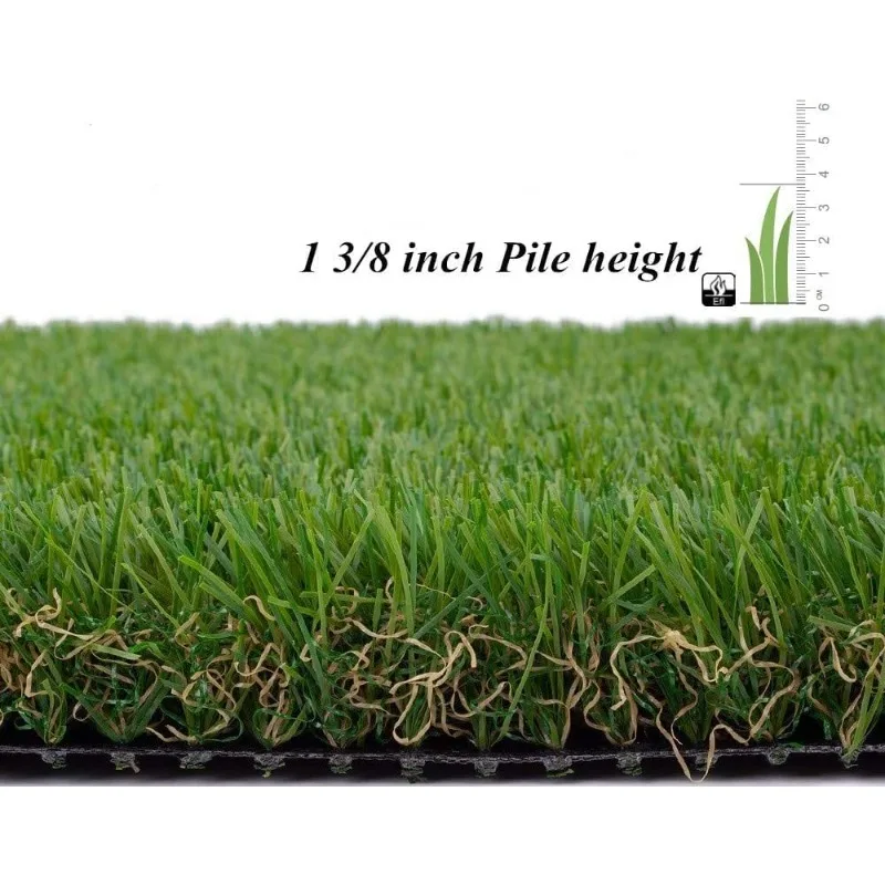 ALTRUISTIC Artificial Grass 10FTX16FT(160 Square Feet), Realistic Fake Grass Deluxe Turf Synthetic Thick Lawn Pet Turf