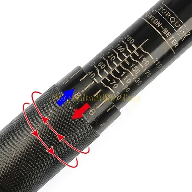 

L1EE 1/2" Drive Click Torque Wrench 18" Long Ratchet Style Durable Strength Easy to Read Measurements Auto Repair Tool