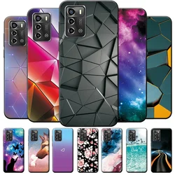 For ZTE Blade V40 Vita Case Cover Shockproof Phone Cases For ZTE Blade V40 Vita V 40 Marble Black Silicone Back Cover Bumper