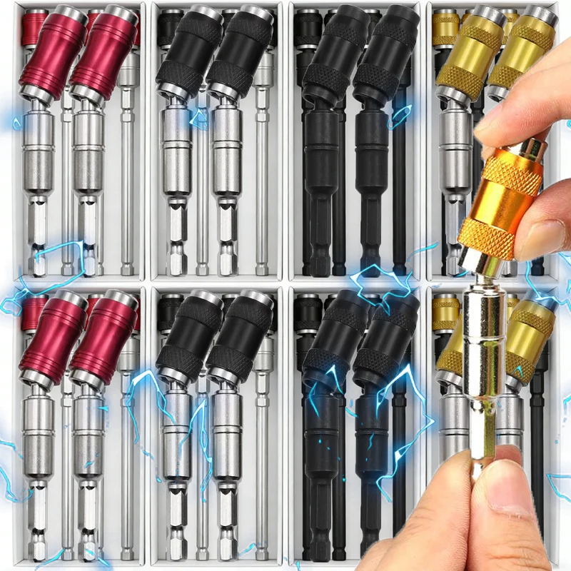 

Универсальный шестигранный магнитный держатель для бит с поворотным механизмом, хромованадиевая сталь, для электроинструментов