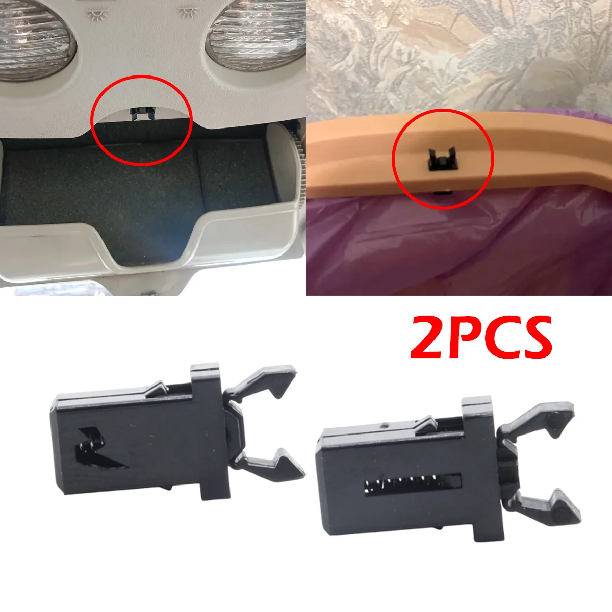 PR-001 Trash Can Plastic Lock Self-Locking Switch Catch Compatible Touch Lid Latch Repair Kit Clip For Kia Ceed Lifan Great Wall